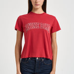T-shirt donna Shelley Tee con logo rossa 12851 RED29 ANINE BING 