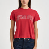 T-shirt donna Shelley Tee con logo rossa 12851 RED29 ANINE BING 