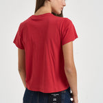 T-shirt donna Shelley Tee con logo rossa 12851 RED29 ANINE BING 