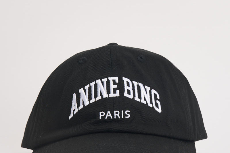 Cappello uomo Jeremy Baseball con logo nero 12896 BLK1 ANINE BING 