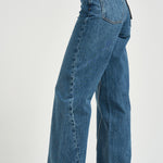 Jeans donna Brie jean wide leg denim blu 12916 WHD94 ANINE BING 