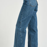 Jeans donna Brie jean wide leg denim blu 12916 WHD94 ANINE BING 