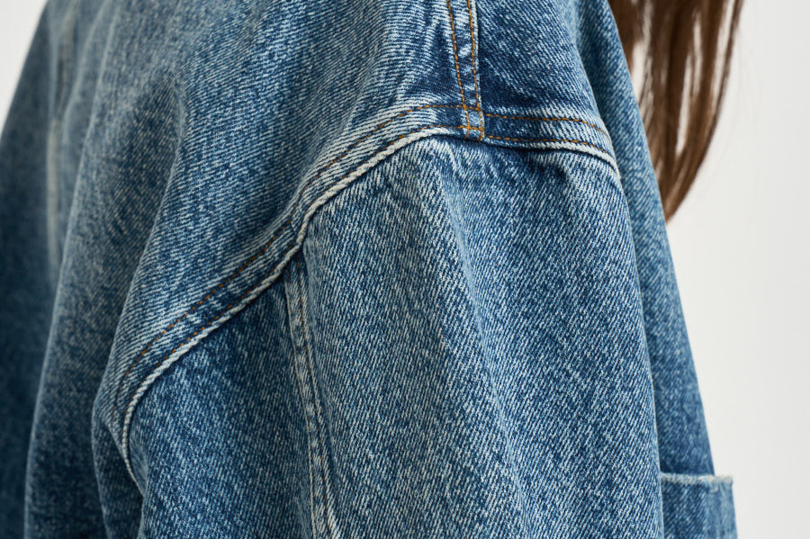 Giacchetto donna Yuma in denim blu 12920 WHD94 ANINE BING 