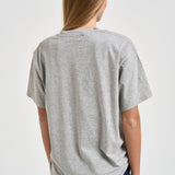 T-shirt donna Cade Tee collegiate girocollo grigia 12981 GRY1 ANINE BING 