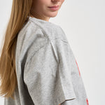 T-shirt donna Cade Tee collegiate girocollo grigia 12981 GRY1 ANINE BING 