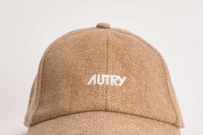Cappello uomo baseball in lana cammello ACPU 133E AUTRY 