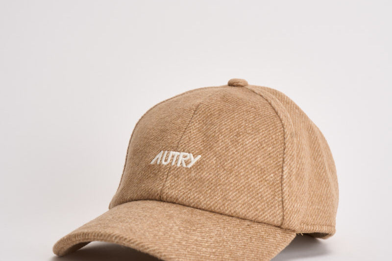 Cappello uomo baseball in lana cammello ACPU 133E AUTRY 