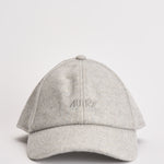 Cappello uomo baseball in lana grigio chiaro. ACPU 133V AUTRY 