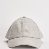 Cappello uomo baseball in lana grigio chiaro. ACPU 133V AUTRY 