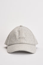 Cappello uomo baseball in lana grigio chiaro. ACPU 133V AUTRY 