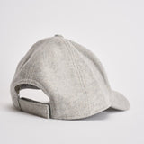 Cappello uomo baseball in lana grigio chiaro. ACPU 133V AUTRY 