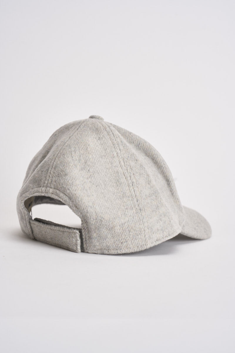 Cappello uomo baseball in lana grigio chiaro. ACPU 133V AUTRY 