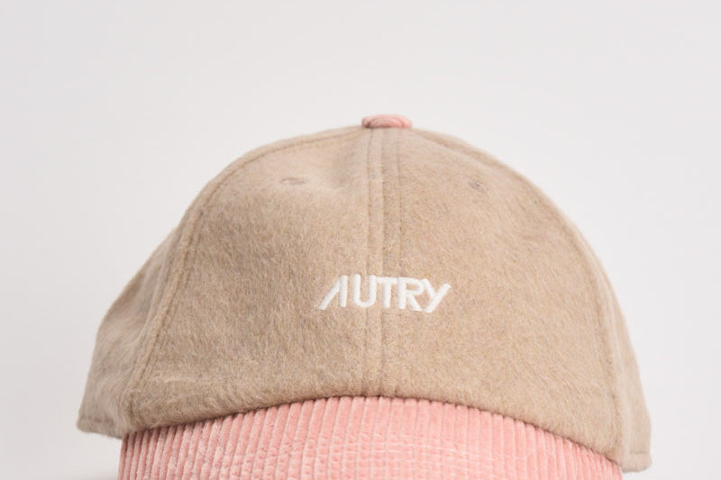 Cappello unisex baseball beige e rosa ACPU 1345 AUTRY 
