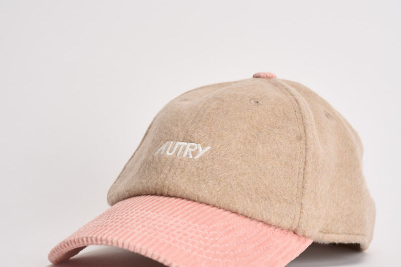 Cappello unisex baseball beige e rosa ACPU 1345 AUTRY 