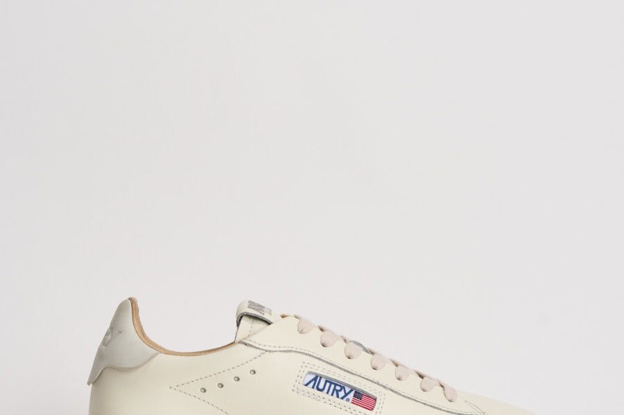 Sneakers uomo Dallas in pelle panna ADLM MR01 AUTRY 