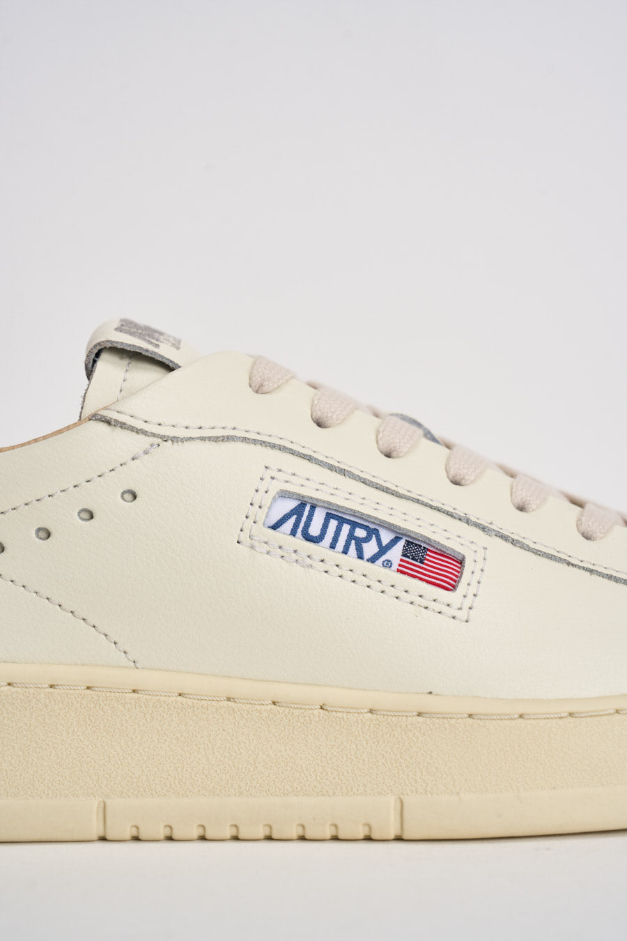 Sneakers uomo Dallas in pelle panna ADLM MR01 AUTRY 
