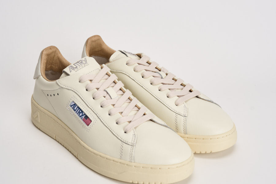 Sneakers uomo Dallas in pelle panna ADLM MR01 AUTRY 