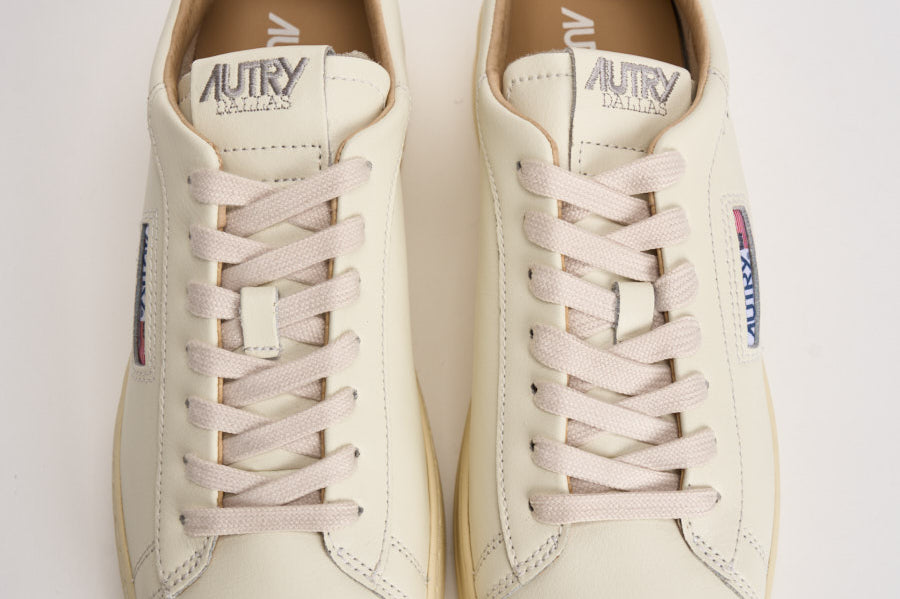 Sneakers uomo Dallas in pelle panna ADLM MR01 AUTRY 