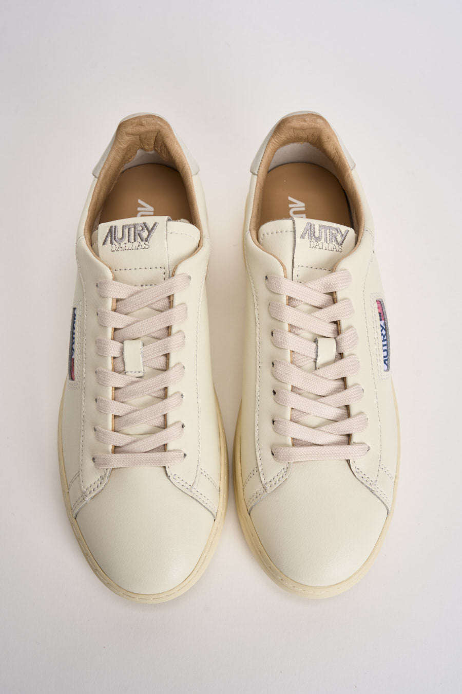 Sneakers uomo Dallas in pelle panna ADLM MR01 AUTRY 
