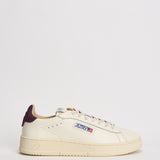 Sneakers uomo Dallas bianca e bordeaux ADLM MR27 AUTRY 