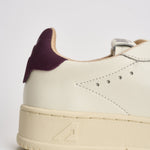 Sneakers uomo Dallas bianca e bordeaux ADLM MR27 AUTRY 