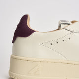 Sneakers uomo Dallas bianca e bordeaux ADLM MR27 AUTRY 