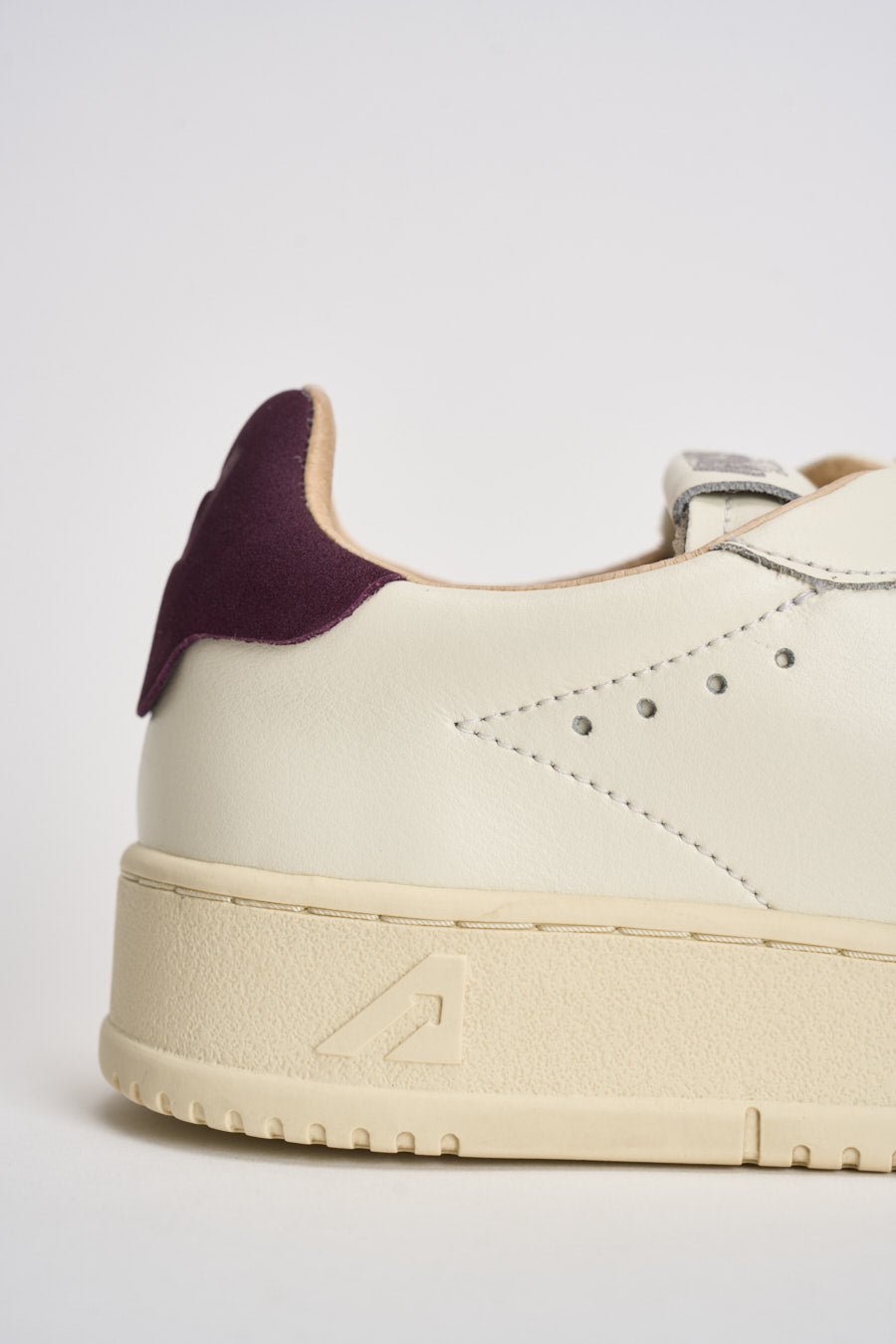 Sneakers uomo Dallas bianca e bordeaux ADLM MR27 AUTRY 