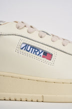 Sneakers uomo Dallas bianca e bordeaux ADLM MR27 AUTRY 
