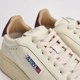 Sneakers uomo Dallas bianca e bordeaux ADLM MR27 AUTRY 