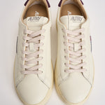 Sneakers uomo Dallas bianca e bordeaux ADLM MR27 AUTRY 