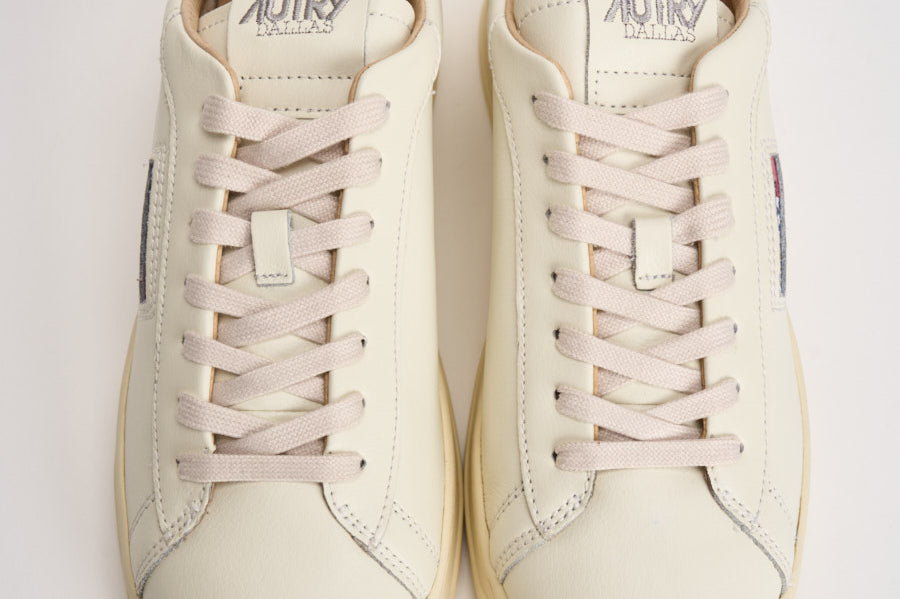 Sneakers uomo Dallas bianca e bordeaux ADLM MR27 AUTRY 