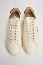 Sneakers uomo Dallas bianca e bordeaux ADLM MR27 AUTRY 