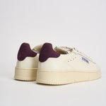 Sneakers uomo Dallas bianca e bordeaux ADLM MR27 AUTRY 