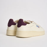 Sneakers uomo Dallas bianca e bordeaux ADLM MR27 AUTRY 