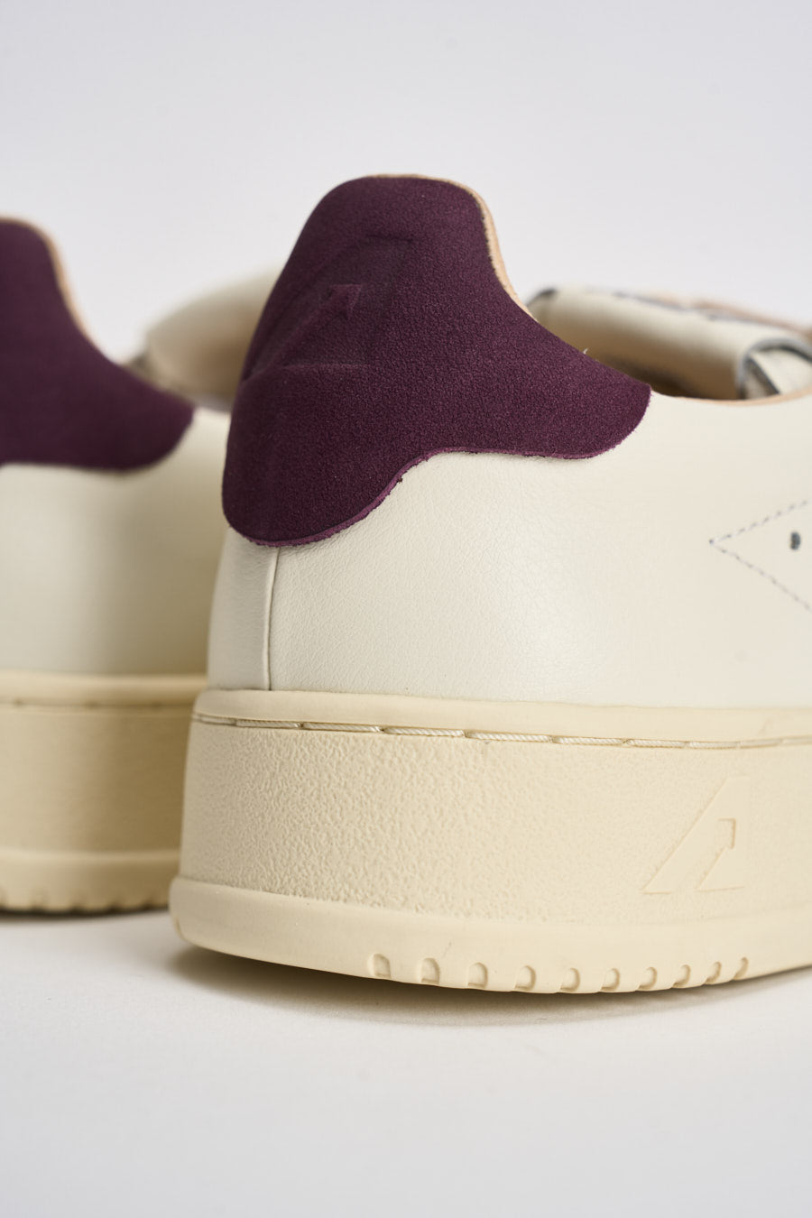 Sneakers uomo Dallas bianca e bordeaux ADLM MR27 AUTRY 