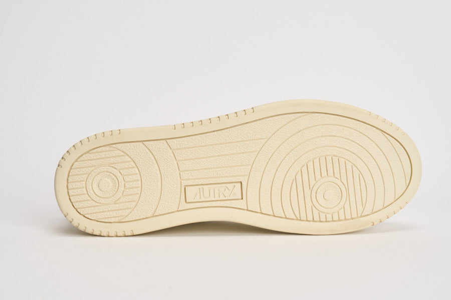 Sneakers uomo Dallas bianca e bordeaux ADLM MR27 AUTRY 