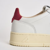 Sneakers uomo Medalist Low bianca e rossa AULM BJ01 AUTRY 