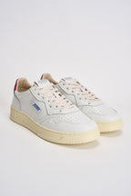 Sneakers uomo Medalist Low bianca e rossa AULM BJ01 AUTRY 
