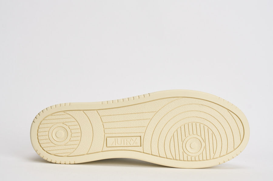 Sneakers uomo Medalist Low bianca e rossa AULM BJ01 AUTRY 