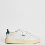 Sneakers uomo Medalist Low bianca e verde AULM BJ02 AUTRY 