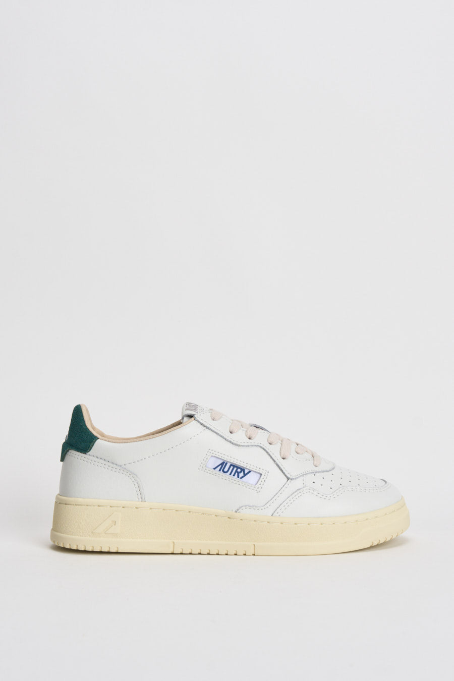 Sneakers uomo Medalist Low bianca e verde AULM BJ02 AUTRY 
