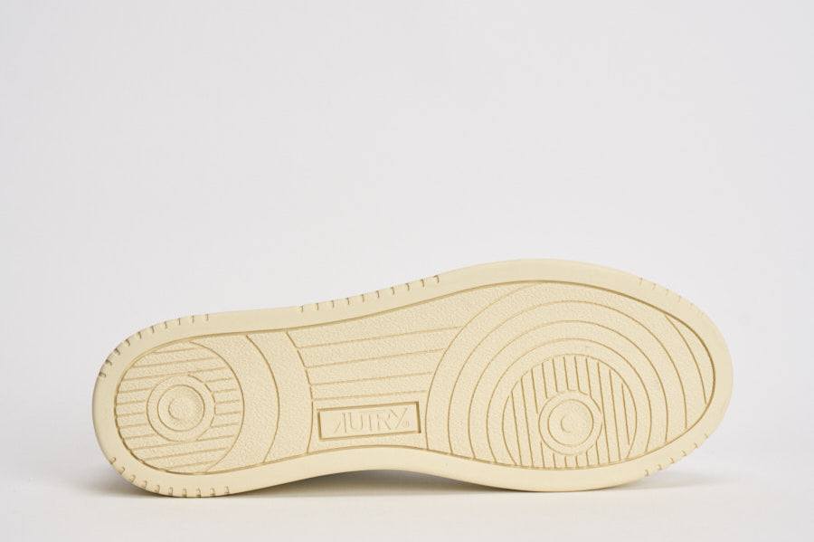 Sneakers uomo Medalist Low bianca e verde AULM BJ02 AUTRY 