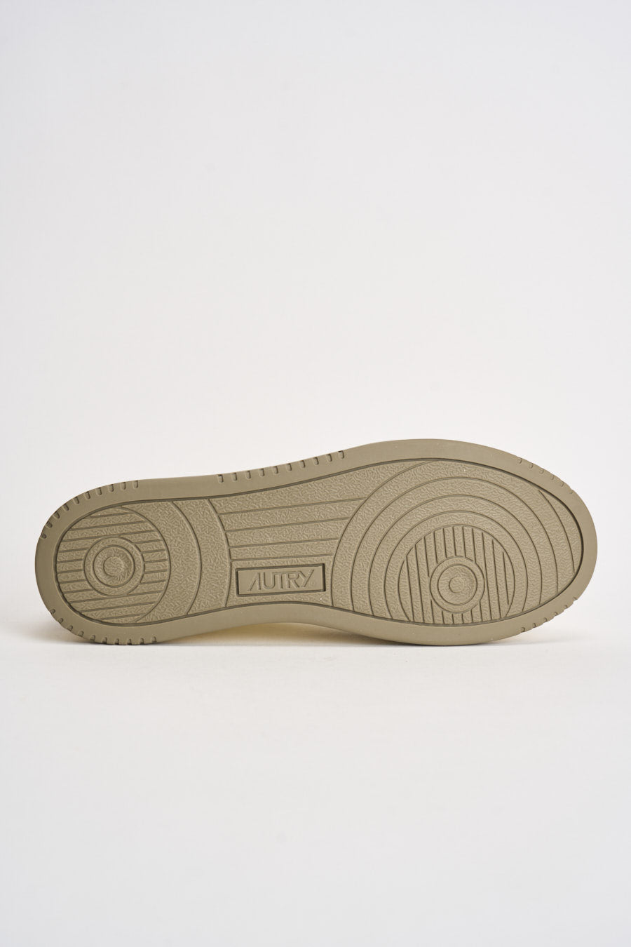 Sneakers uomo Medalist Low in suede beige e verde AULM BW07 AUTRY 