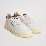 Sneakers uomo Medalist Low bianca e marrone AULM HJ03 AUTRY 