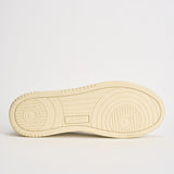 Sneakers uomo Medalist Low  in pelle bianca e blu AULM LL12 AUTRY 