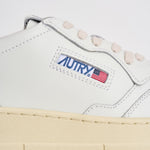 Sneakers uomo Medalist low bianca e tortora AULM LL27 AUTRY 