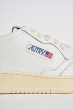 Sneakers uomo Medalist low bianca e tortora AULM LL27 AUTRY 