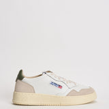 Sneakers uomo Medalist low in suede beige e verde AULM LS17 AUTRY 