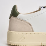 Sneakers uomo Medalist low in suede beige e verde AULM LS17 AUTRY 