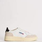 Sneakers uomo Medalist low beige e nera AULM LS21 AUTRY 